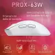 Gameagle PROX-63W Ultra Hafif Kablosuz 3 Mode Oyuncu Gaming Optik Mouse (Beyaz)