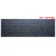 Lenovo ideaPad 3-15ADA05 81W100F7TX, 81W100JRTX Klavye Mavi Işıklı (Siyah TR)