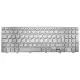 Dell Inspiron 15-7537, 15-7737 Klavye Işıklı (Gümüş TR)