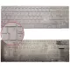 Samsung NP370R5E, NP450R5E, NP450R5G, NP510R5E Serisi CNBA5903622F Notebook Klavye (Beyaz TR)