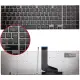 Toshiba Satellite C855-1QZ, C855-1R0, C855-1R1 Notebook Klavye Işıklı (Siyah TR)