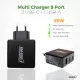 Pars Power PRS-302 65W Çoklu Hızlı Pd - Gan Adaptör Şarj Aleti-Cihazı