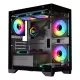 Gameagle Tornado 5 Argb Fanlı Gamer Pc Kasası 750W 80+ Plus Bronz Powerlı Sıvı Soğutmalı (Siyah)
