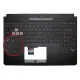 Asus TUF Gaming FX504GD-E Klavye Işıklı Kasalı (Siyah TR)