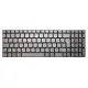 Asus N751JK-T4144H, N751JK-T7130H Notebook Klavye Işıklı (Gümüş TR)