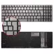 Asus ROG G552V, G552VW, G552VX Notebook Klavye Işıklı (Gümüş TR)