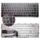 Hp Elitebook 750 G2, 840 G1, 840 G2 Notebook Klavye (Siyah TR)