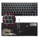 HP L15540-001, L15541-141 Klavye Işıklı (Siyah TR)