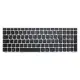 Lenovo 25214789, 25215224, 5N20K13010 Notebook Klavye Işıklı (Gümüş TR)
