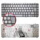 HP QT6A, QT6D, 7F0884, NSK-H5P0U Notebook Klavye (Gümüş TR)
