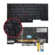 Lenovo ThinkPad T495 Type 20NJ, 20NK Klavye Işıklı (Siyah TR)