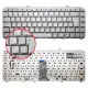 Dell 0JM629, 0KT429, 0MU194, 0MU203 Notebook Klavye (Gümüş TR)