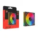 Gameagle GE-ARGB1B Cool Core 12cm ARGB Led Fan - Performans Seri Sessiz Kasa Fanı (Siyah)