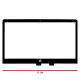 HP Pavilion x360 14-ba101nt (2PM13EA) 2si 1 Arada Dokunmatik Ön Cam Panel - Ekran