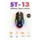 Steep Solid ST-13S Kablosuz - Wireless Şarjlı RGB Gaming Oyuncu Mouse