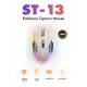 Steep Solid ST-13B Kablosuz - Wireless Şarjlı RGB Gaming Oyuncu Mouse