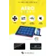 Aero Storm V15 RGB 15 Fanlı 10 RGB Modlu 9-17.3 Notebook Soğutucu Stand Laptop  Soğutucu