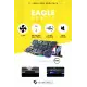 Eagle Vortex K11 RGB 11 Fanlı 10 RGB Modlu 9-17.3 Notebook Soğutucu Stand Laptop Soğutucu