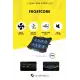Gameagle Frostcore X8 RGB 8 Fanlı 10 RGB Modlu  9-17’’ Notebook Soğutucu Stand Laptop Soğutucu