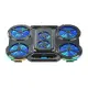 Gameagle Norsca S6 RGB 6 Fanlı 10 RGB Modlu  9-17’’ Notebook Soğutucu Stand Laptop Soğutucu