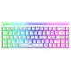 Gameagle Hera RGB Kablolu 11 Mod RGB TR Layout Double Shot Full Anti-Ghosting Mekanik Oyuncu Klavyesi Beyaz