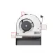 Asus VivoBook Pro 15 DFS501105PR0T-FJNK CPU Fan - İşlemci Fanı
