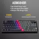 CIDOO ABM084 Esports RGB Mekanik 3 Mode Kablosuz Klavye (SİYAH KIRMIZI)