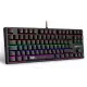 Gameagle FullFlex Rainbow Kablolu TR Layout Mekanik Oyuncu Klavyesi Red Switch