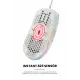 Gameagle GE69W RGB Makrolu 12800DPI Kablolu Oyuncu Mouse Beyaz