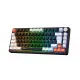 Gameagle Strike Compact Rainbow Kablolu TR Layout Mekanik Oyuncu Klavyesi Blue Switch Siyah
