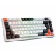 Gameagle Strike Compact V2 Rainbow Kablolu TR Layout Mekanik Oyuncu Klavyesi Beyaz Red Switch