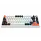 Gameagle Strike Compact V2 Rainbow Kablolu TR Layout Mekanik Oyuncu Klavyesi Blue Switch Beyaz