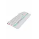 Nova MK104 Rainbow Bilek Destekli Türkçe FullAnti-Ghosting Mekanik Oyuncu Klavyesi Beyaz Red Switch