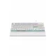 Nova MK104 Rainbow Bilek Destekli Türkçe FullAnti-Ghosting Mekanik Oyuncu Klavyesi Beyaz Red Switch