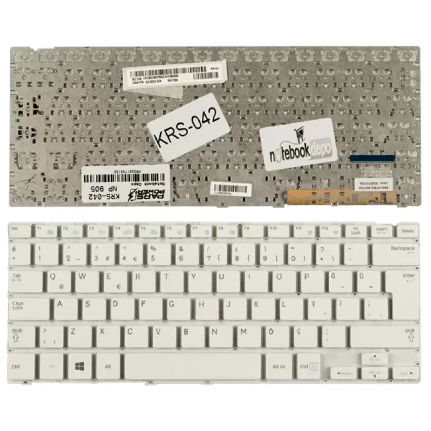 Samsung 915S3G Notebook Klavye (Beyaz TR)