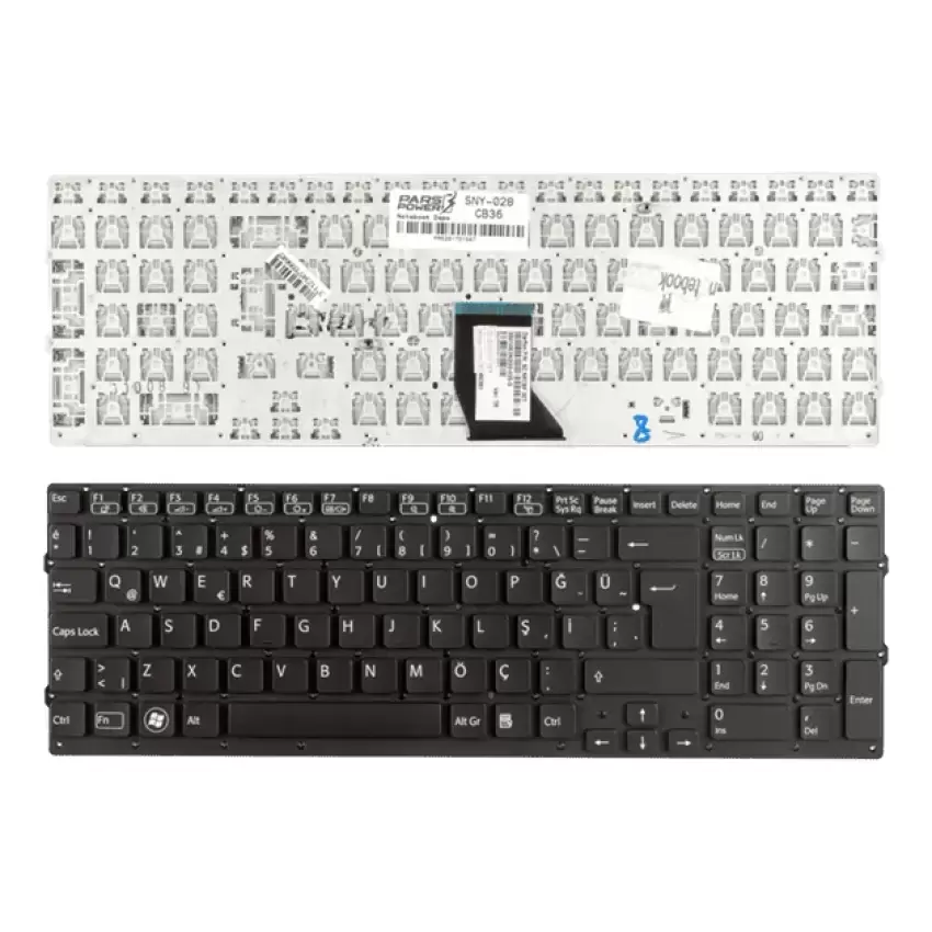 Sony Vaio 148955161 Notebook Klavye (Siyah TR)