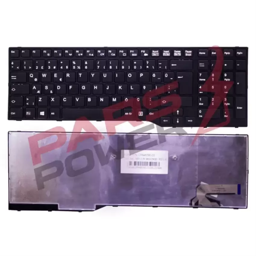 Fujitsu 38044216 Notebook Klavye (Siyah TR)