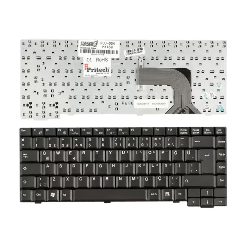 Fujitsu Siemens M1451 Notebook Klavye (Siyah TR)