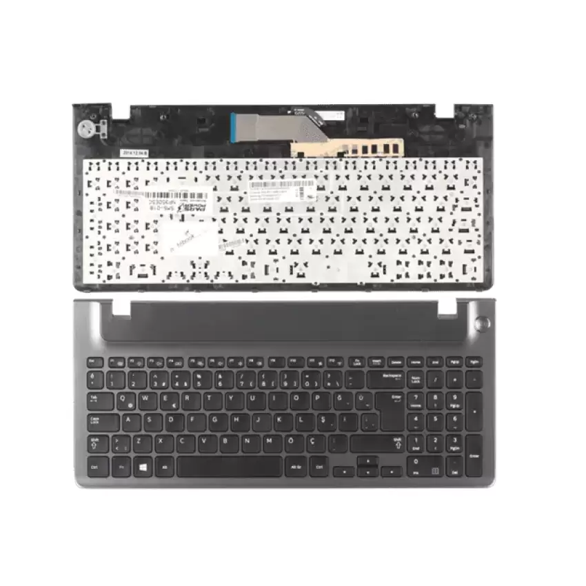 Samsung NP350V5C-S0ATR Notebook Klavye Yarım Kasalı (Siyah TR)