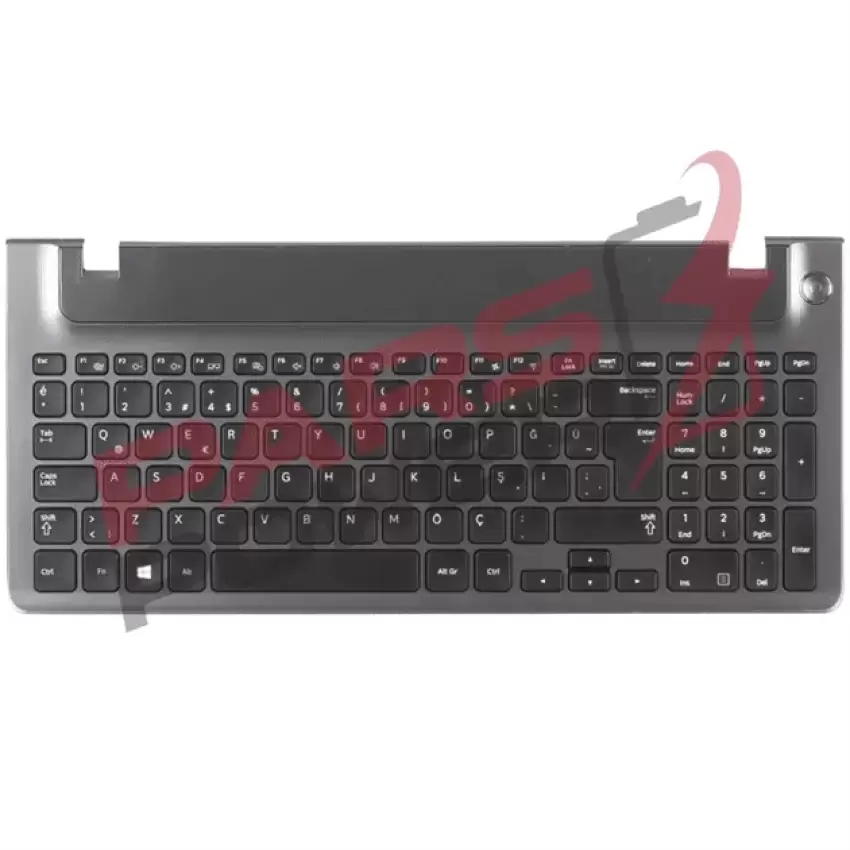 Samsung NP350V5C-S0FTR Notebook Klavye Yarım Kasalı (Siyah TR)