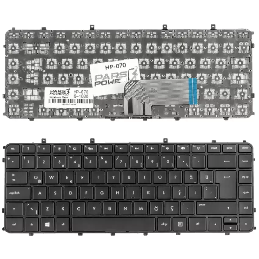 Hp Envy Sleekbook 6-1100st Notebook Klavye (Siyah TR)