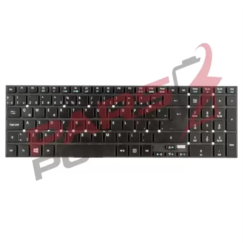 Acer MP-13H86TQJ43091 Notebook Klavye Işıklı (Siyah TR)