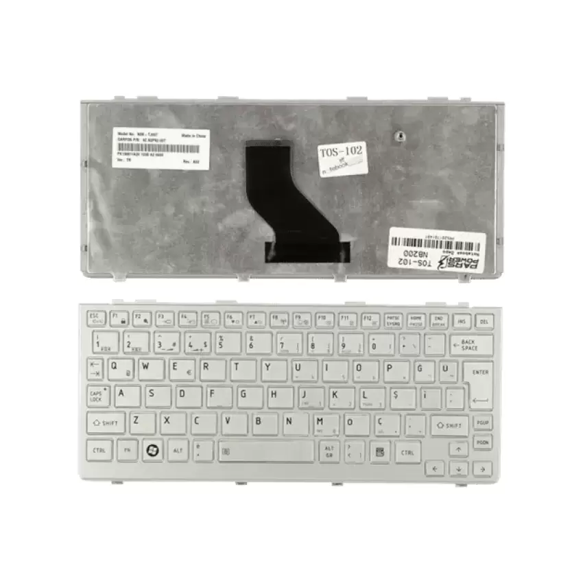 Toshiba Satellite U505 Notebook Klavye (Gri TR)