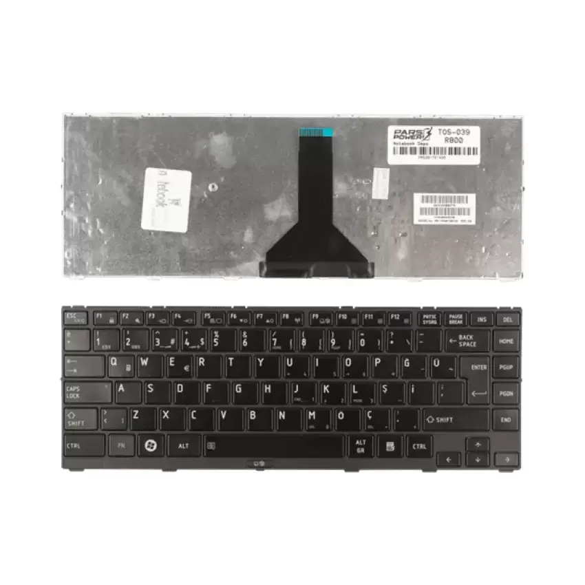 Toshiba G83C000BB2TR Notebook Klavye (Siyah TR)