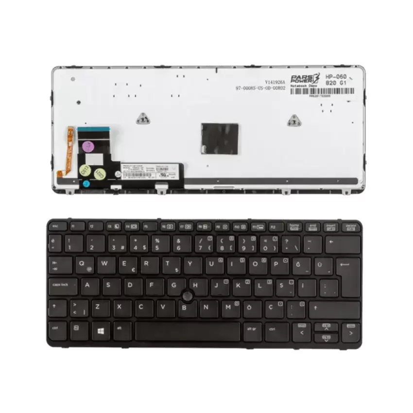 HP 6037B0086001, 6037B0086601, 6037B0086602 Notebook Klavye (Siyah TR)