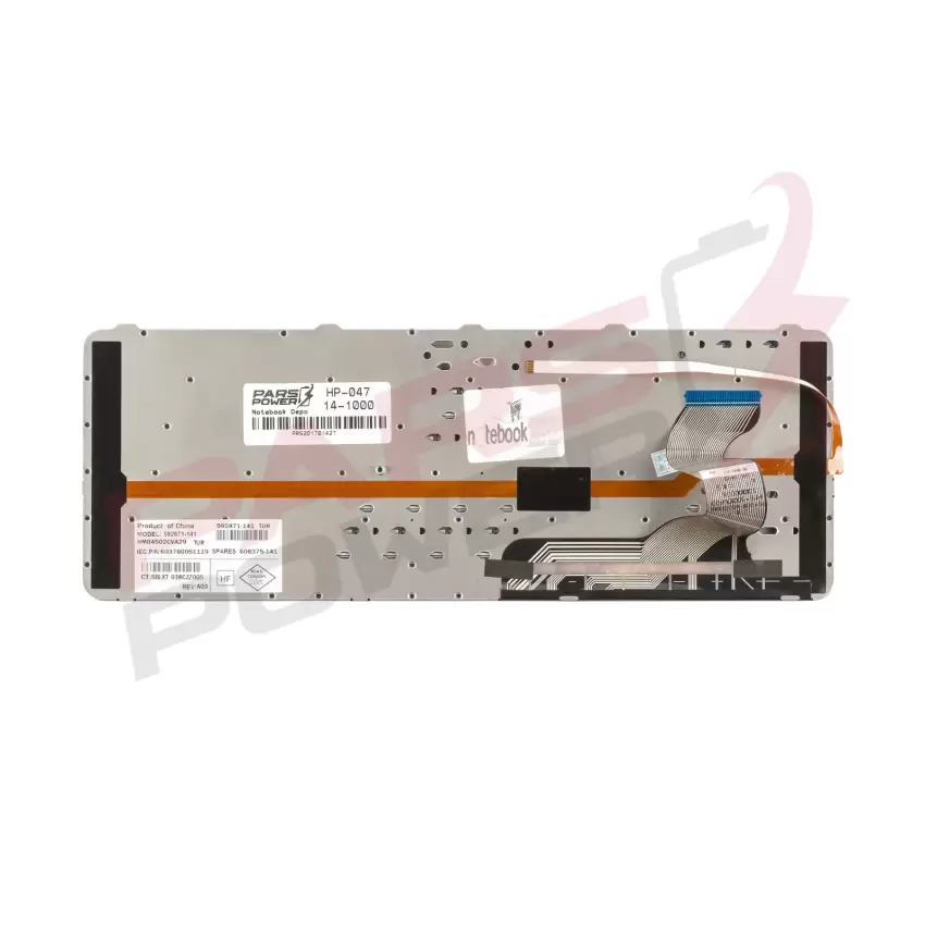 HP 619403-141, 619403-001 Notebook Klavye (Siyah TR)