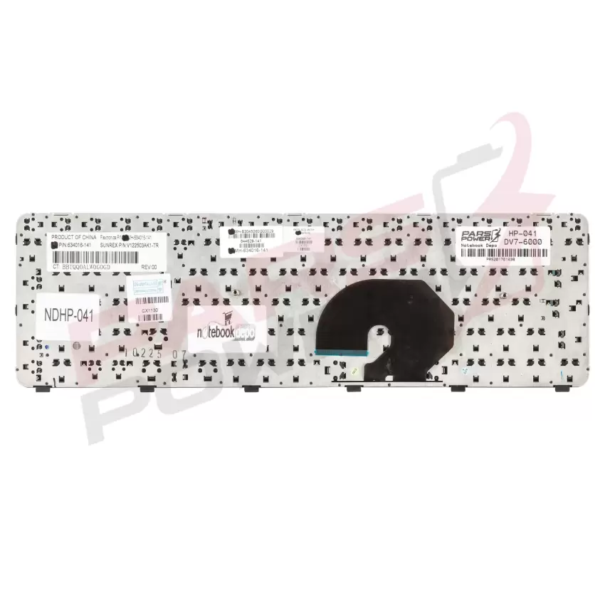HP 666001-141, 666001-001 Notebook Klavye (Siyah TR)