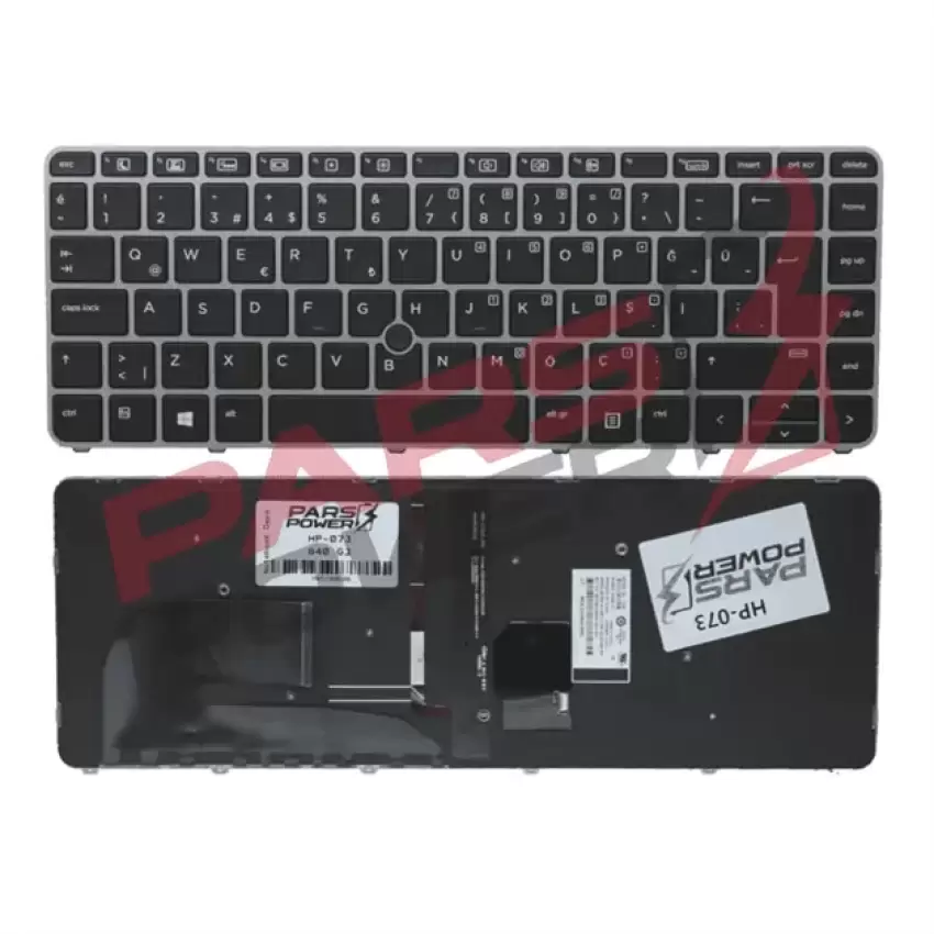 Hp EliteBook 840 G4 (X3V02AV) Notebook Klavye Işıklı (Siyah TR)