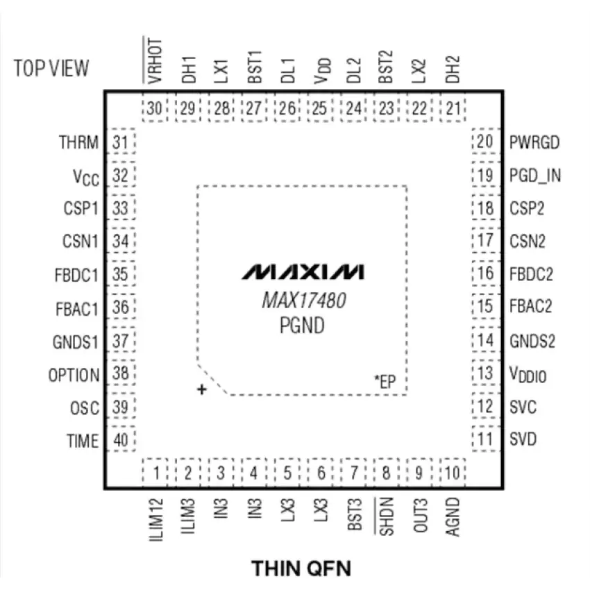 Maxim Max 17480G Notebook Entegre