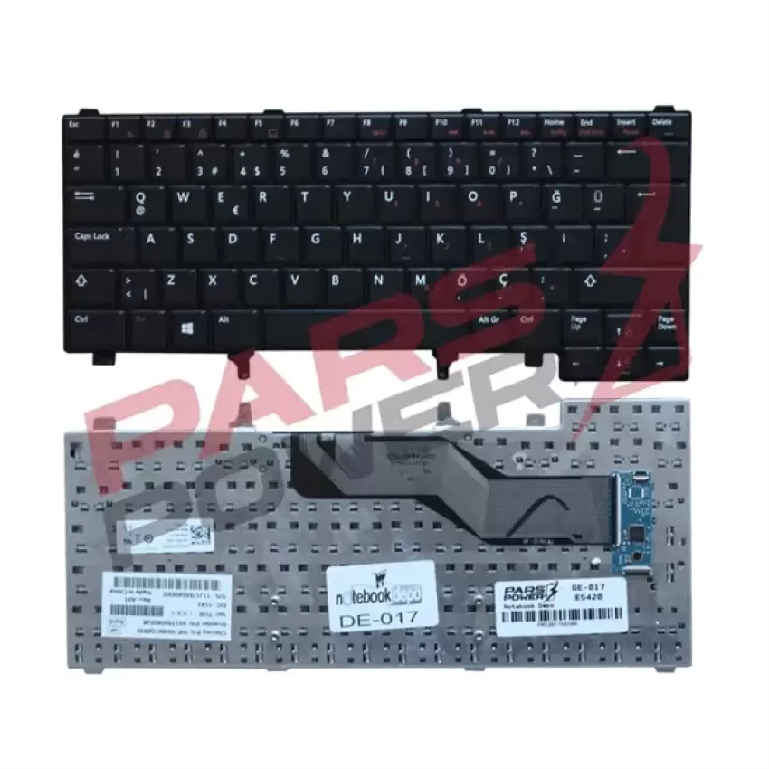 Dell P28G001 (5430) Uyumlu Notebook Klavye (Siyah TR)